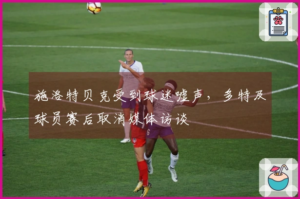 施洛特贝克受到球迷嘘声，多特及球员赛后取消媒体访谈