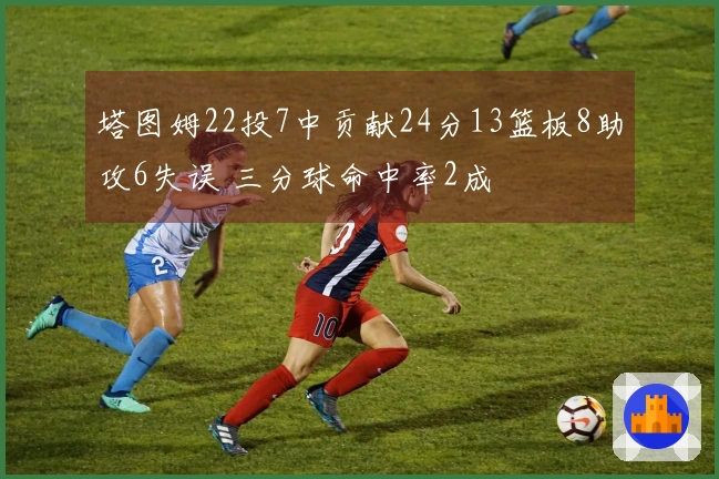 塔图姆22投7中贡献24分13篮板8助攻6失误 三分球命中率2成